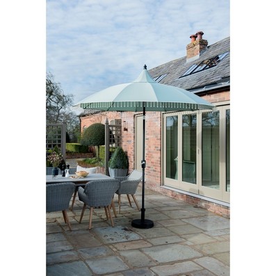 Product photograph of Carrousel Garden Parasol By Garden Must Haves - 2 7 X 2 7m Green from QD stores