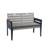 See more information about the Galaxy Garden Bench by Florenity Galaxy - 2 Seats Grey Cushions