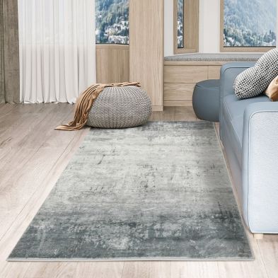 Homcom Grey Rug Modern Render Area Rugs Large Carpet For Living Room Bedroom Dining Room 230 X 160cm