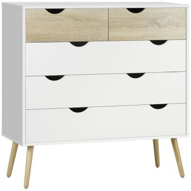Product photograph of Homcom Nordic Style Chest Of Drawers from QD stores