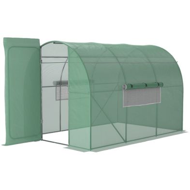 Outsunny 3 X 2m Walk In Greenhouse With Metal Frame And Door