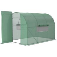 See more information about the Outsunny 3 X 2M Walk-In Greenhouse With Metal Frame And Door