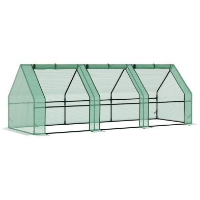 See more information about the Outsunny Polytunnel Greenhouse Steel Frame Xs Size