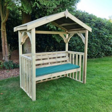 Product photograph of Anastasia Garden Arbour By Croft - 3 Seats from QD stores