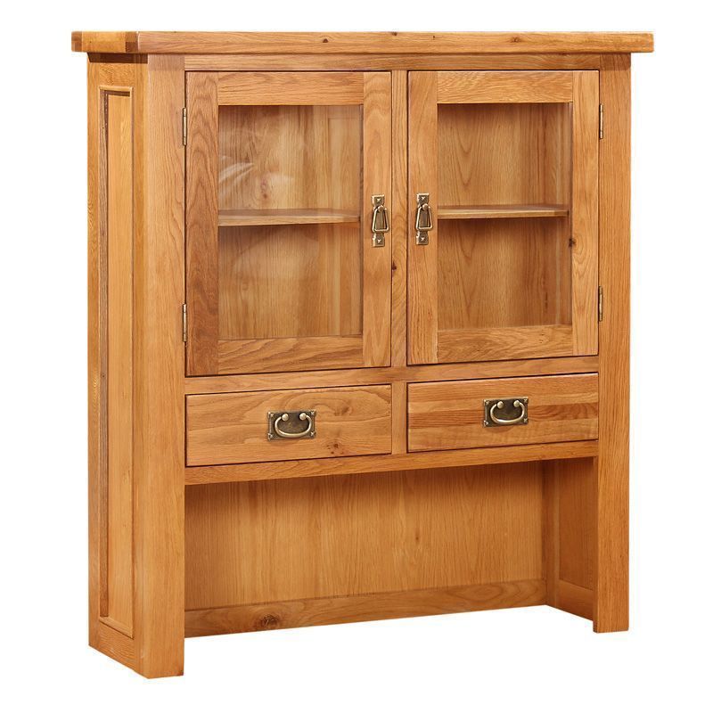 Cotswold Oak Small Hutch For Oak 2 Door 2 Drawer Sideboard Furniture