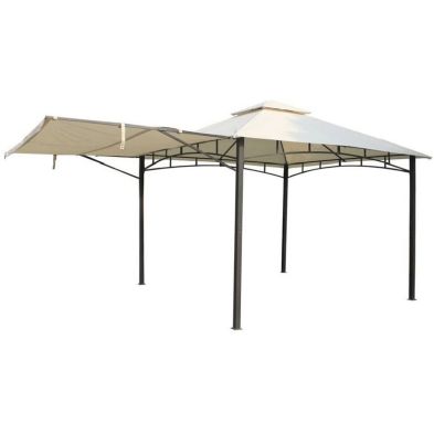 Product photograph of Algarve Garden Gazebo By Royalcraft With A 3 X 3m Grey Canopy from QD stores