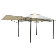 See more information about the Algarve Garden Gazebo by Royalcraft with a 3 x 3M Grey Canopy