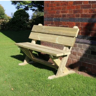 Product photograph of Ashcombe Garden Bench By Croft - 2 Seats from QD stores