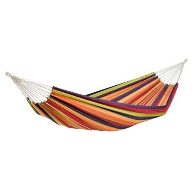 Product photograph of Lambada Tropical Hammock - Striped Orange Multicoloured from QD stores