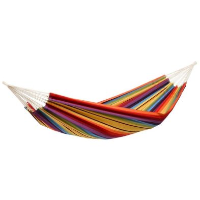 Product photograph of Barbados Rainbow Hammock - Striped Rainbow Multicoloured from QD stores