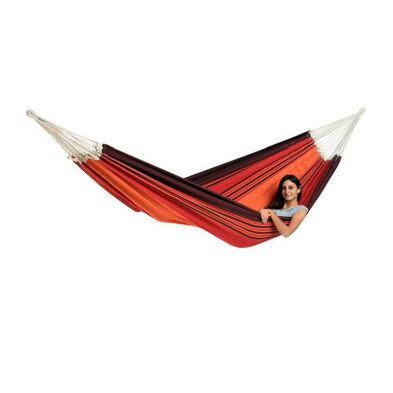 Product photograph of Paradiso Terracotta Hammock - Striped Orange Red Multicoloured from QD stores