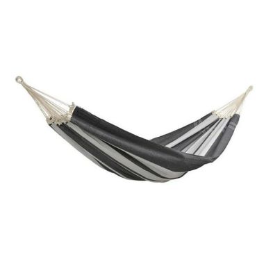Product photograph of Paradiso Hammock - Striped Black Silver from QD stores