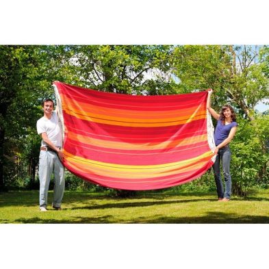 Product photograph of Gigante Lava Hammock - Striped Orange Red from QD stores