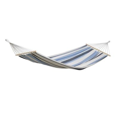Product photograph of Samba Marine Hammock - Striped Grey Blue Multicoloured from QD stores