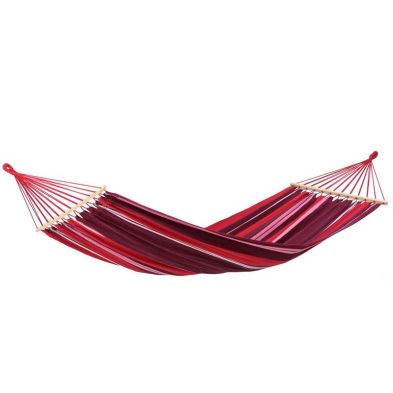 Product photograph of Samba Fuego Hammock - Striped Purple Red Multicoloured from QD stores