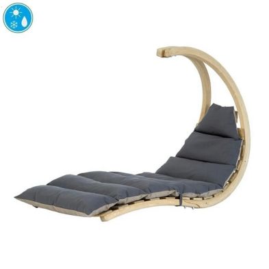 Product photograph of Swing Anthracite Hammock Lounger - Grey from QD stores
