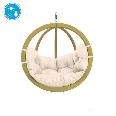 Product photograph of Globo Natura Hanging Globe - Cream from QD stores