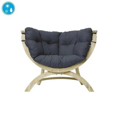 Product photograph of Siena Uno Anthracite Garden Chair - Grey from QD stores