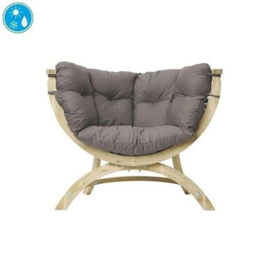 Product photograph of Siena Uno Taupe Garden Chair - Brown from QD stores