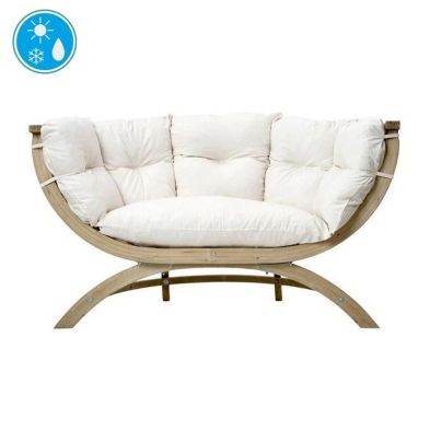 Product photograph of Siena Due Natura Garden Bench Seat - Cream from QD stores