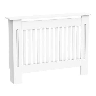 See more information about the Homcom 112L x 19W x 81H cm Medium-density fibreboard Radiator Cover-White