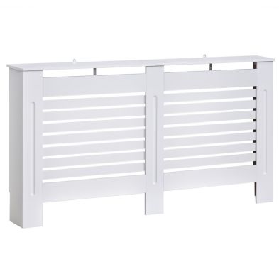 See more information about the Homcom 152Lx19Wx81H cm Medium-density fibreboard Radiator Cover-White