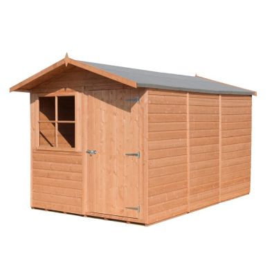 Product photograph of Shire Barraca 7 X 10 11 Apex Shed - Premium Dip Treated Shiplap from QD stores