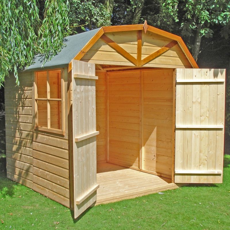 shire barn shiplap garden shed 7' x 7' - buy online at qd