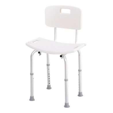 See more information about the Homcom Bath Chair Shower Stool Safety Seat Bathroom Adjustable Positions Elderly Aids