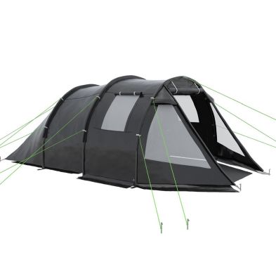 Product photograph of Outsunny 3-4 Man Tunnel Tent from QD stores