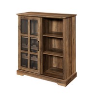 See more information about the Bar Bar Cabinet Brown 1 Door 3 Shelves