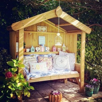 Product photograph of Cottage Garden Arbour By Croft - 3 Seats from QD stores