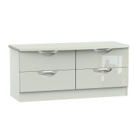 See more information about the Weybourne 4 Drawer Storage Bedroom Bed Box White