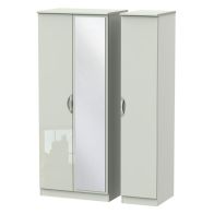 See more information about the Weybourne Triple Mirror Bedroom Wardrobe White