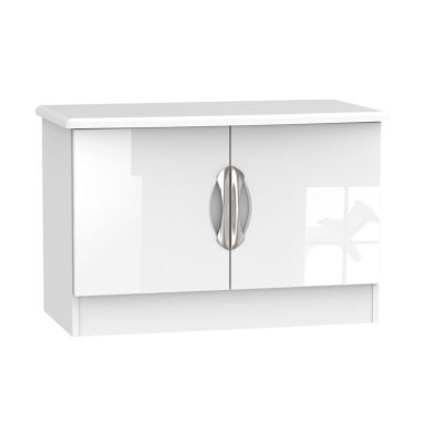 Product photograph of Weybourne Cupboard White 2 Doors from QD stores