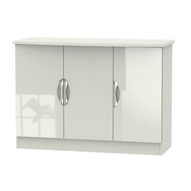 Product photograph of Weybourne Large Cupboard White 3 Doors from QD stores