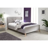 See more information about the Carnaby Upholstered King Size Bed Frame Grey