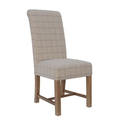 Product photograph of Pair Of Urban Chesterfield Dining Chairs Metal Wood Natural from QD stores