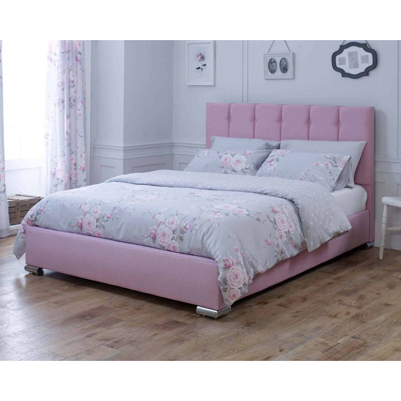 Lansfield Canterbury Classic Pine Pink, Pink King Size Bed Frame