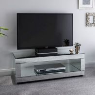 See more information about the Venetian TV Unit Mirrored 1 Shelf