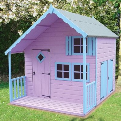 Product photograph of Shire Crib 6 10 X 8 Offset Apex Children S Playhouse - Premium Dip Treated Shiplap from QD stores