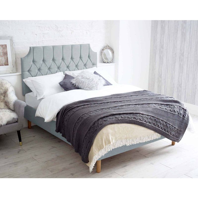 Castleton Pine Blue 3ft Single Bed Frame Buy Online At Qd Stores