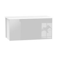 See more information about the Buxton Storage Bedroom Blanket Box Grey Gloss & White