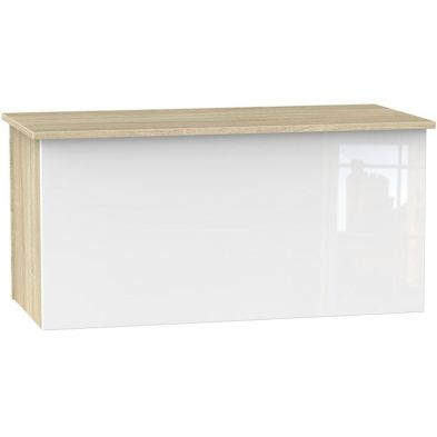 Product photograph of Buxton Ottoman Natural White 1 Door from QD stores