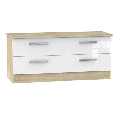 See more information about the Buxton Large Chest of Drawers Natural & White 4 Drawers