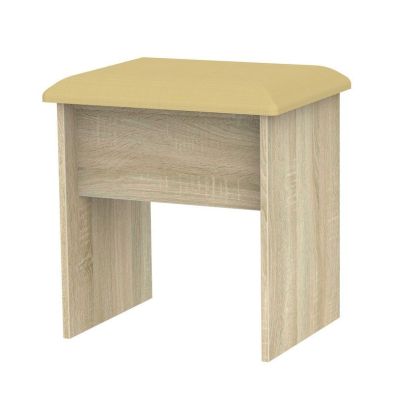 Product photograph of Buxton Dressing Stool Natural White from QD stores