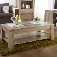 See more information about the Canyon Coffee Table Brown 1 Shelf