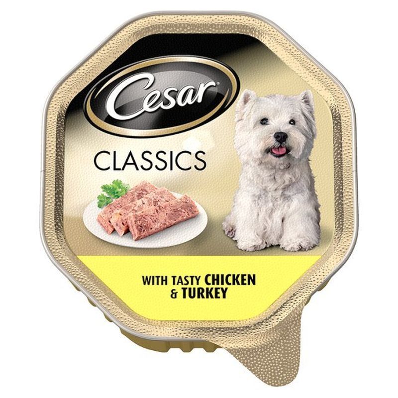 Tray Chicken & Turkey CIL Cesar 150g