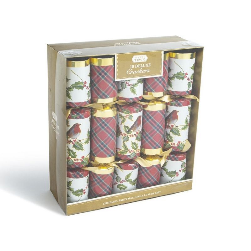 10 Deluxe Christmas Crackers - 14 Inch - Buy Online at QD Stores