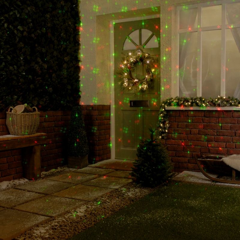 Projector Christmas Lights Multifunction Green & Red Outdoor